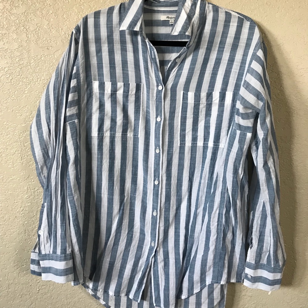 Madewell button up. Size L. EEUC.